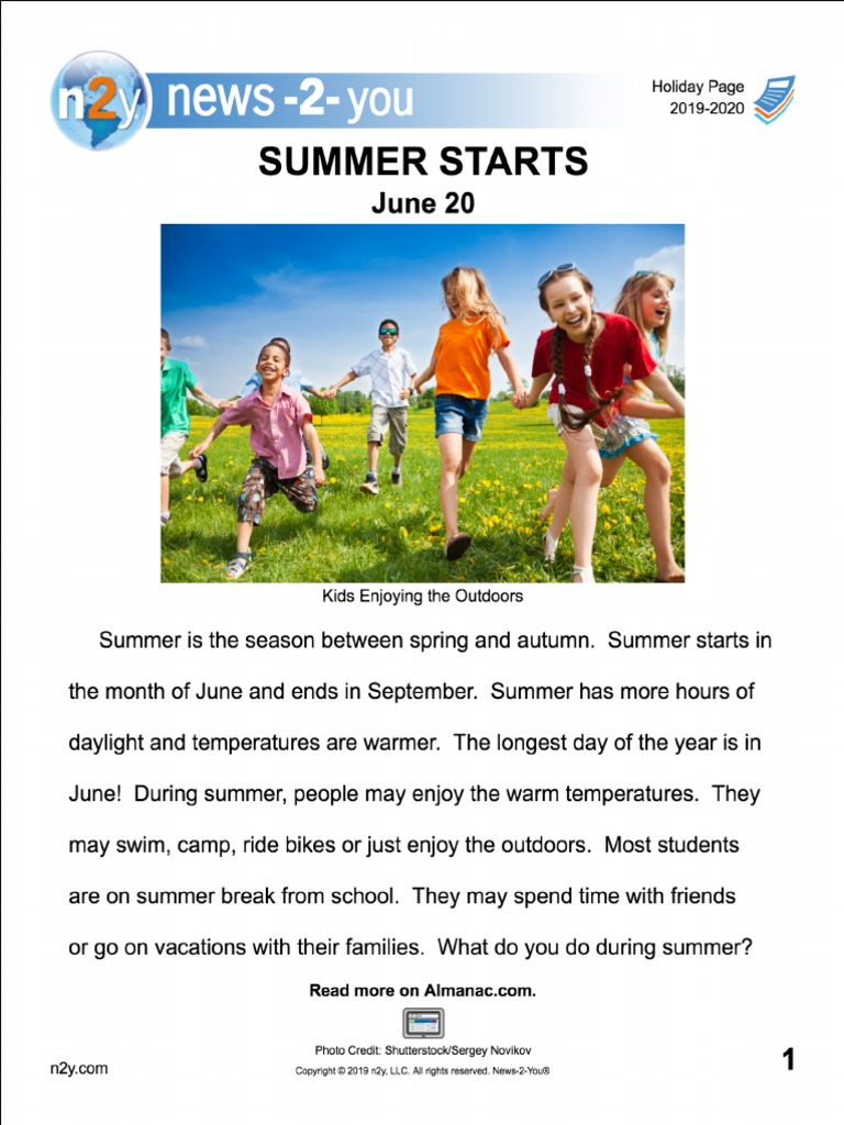Summer Starts