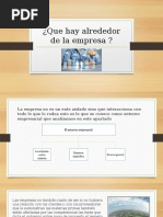 Que hay alrededor de la empresa