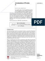 Assays For Determination of Protein Concentration PDF