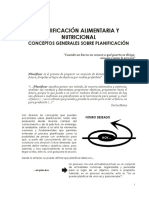 Planificación Alimentaria y Nutricional