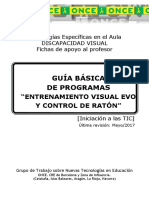 2.4 Guia Basica de Programas de Entrenamiento Visual EVO y Control de Raton