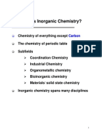 Introduction To Inorganic Chemistry - Part 1