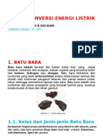 Batu Bara, Minyak & Gas Bumi Jadi Energi Listrik