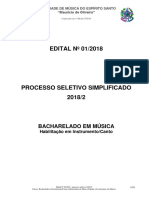 Edital PS Graduação FAMES 2018-2 PDF