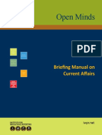 Open Minds: Briefing Manual On Current Affairs