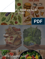 Healthy and Junk Food