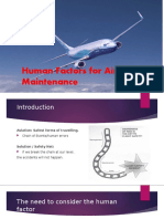 Human Factors For Aircraft Maintenance