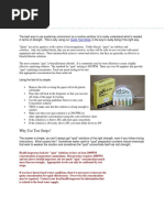 Quat Disinfectant PPM Guidelines | PDF | Disinfectant | Chemistry
