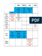 Horario Ingenieria