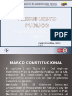 1 - PRESUPUESTO PUBLICO Marco Legal