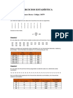 Tania Romero Sierra - Ejercicios Estadistica PDF