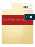 Comunicacion y Transformacion Social