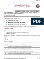 Format Conversions:: Printf, Fprintf, Sprintf
