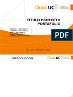 Formato PPT Presentacion Portafolio