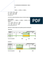 Ejemplo Dualidad A Un Problema de Minimizacion Tarea 2