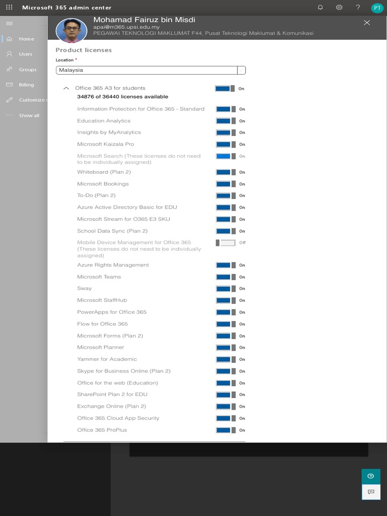 Microsoft 365 Admin Center PDF | PDF | Office 365 | Microsoft