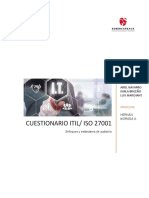 CUESTUINARIO ITIL ISO
