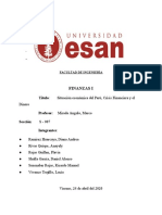 Ensayo Finanzas Crisis Financiera y El Dinero. GRUPO 3