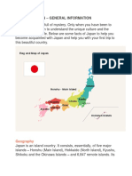Facts of Japan - General Information: Geography