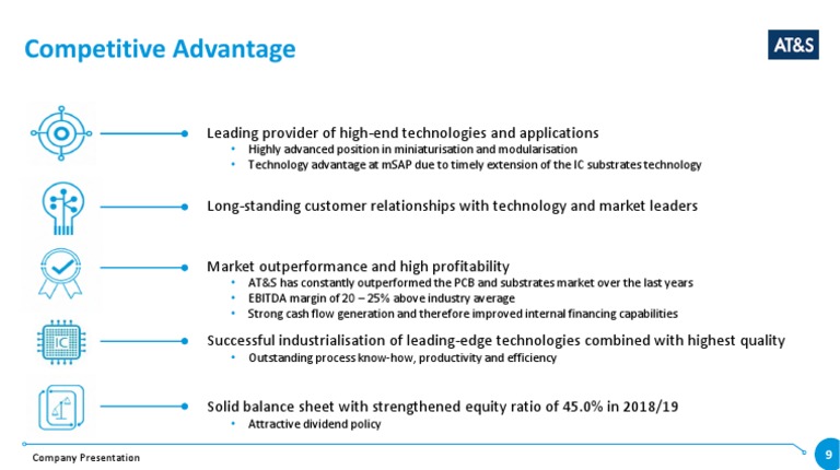 AT&S Competitive Advantage Overview | PDF | Computers