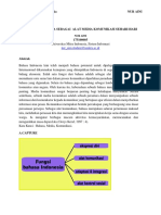 Bahasa Indonesia Sebagai Alat Media Komunikasi Sehari Hari PDF