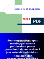 Asuhan Kebidanan Pada Kala IV