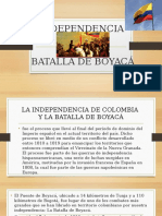 Presetacion Acto Civico Dia de La INDEPENDENCIA DE COLOMBIA Y BATALLA DE BOYACA