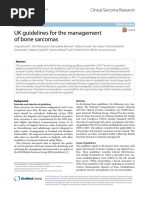 Uk Guidelines Sarcoma