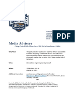 media advisory 