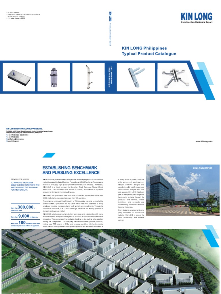 Kinlong Philippines Product Catalogue | PDF | Window | Door