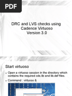 DRC and LVS Checks Using Cadence Virtuoso