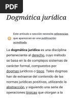 Dogmática Jurídica - Wikipedia, La Enciclopedia Libre PDF