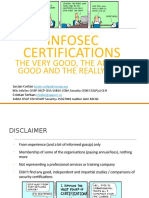 Infosec Certifications: The Very Good, The Almost Good and The Really Ugly