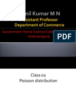 Poisson Distribution by Sunil Kumar M N PDF