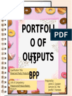 Portfoli OOF Outputs: T3-BPP