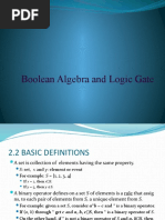 Boolean Algebra and Logic Gate