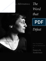 (Anna Akhmatova, Nancy K. Anderson) The Word