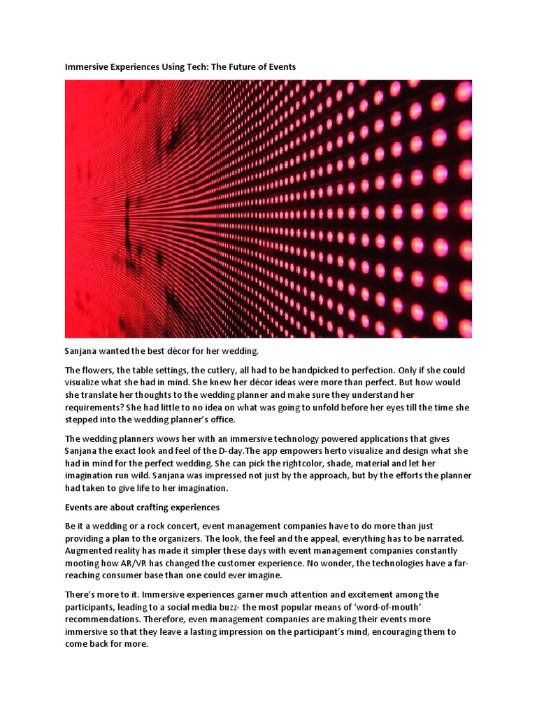 Experience The Future Inside Nancy Wattens Tech Driven Events - 7umks40