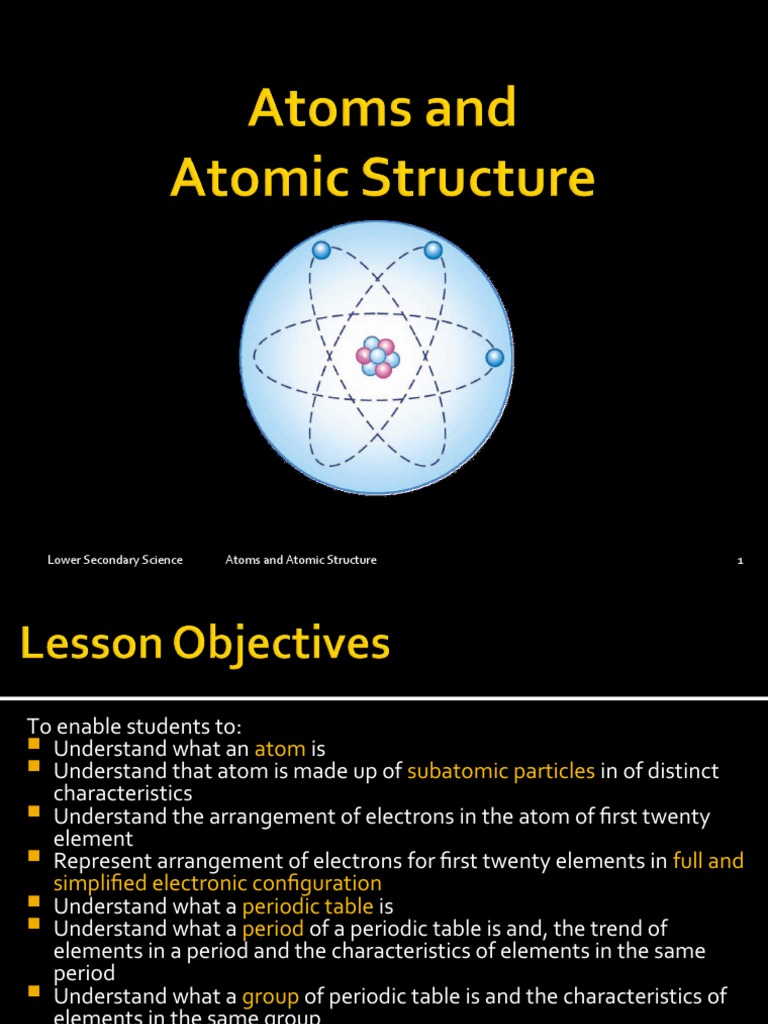 Understanding Atoms and Their Structure | PDF | Atoms | Atomic Nucleus