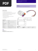 Dali XC Control Module With 4 Freely Programmable Inputs: Data Sheet 09/18-CO070-9