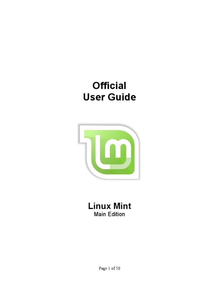 Official User Guide: Linux Mint | PDF
