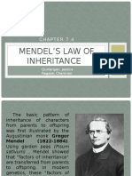 Mendel'S Law of Inheritance: Quidangen, Jessica Ragasa, Charmian