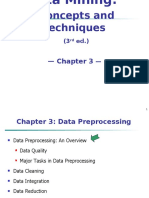 Concepts and Techniques: - Chapter 3