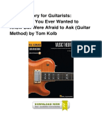 Music Theory For Guitarists Everything Y PDF