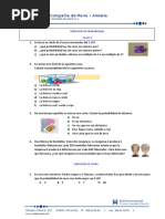 EJERCICIOS PROBABILIDAD 2 ESO - 2 Sesión