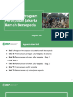 Workshop Program Percepatan Jakarta Ramah Bersepeda PDF