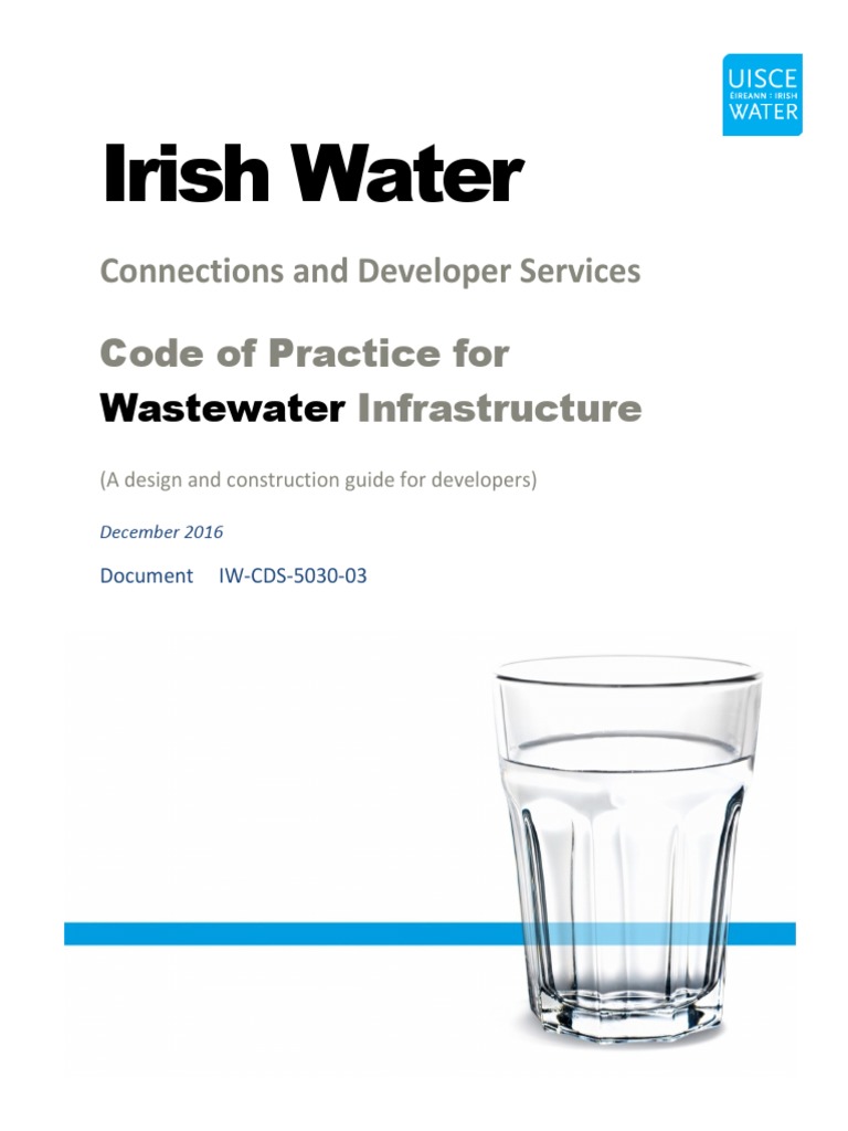 IWCDS503003 Code of Practice For Wastewater Infrastructure PDF