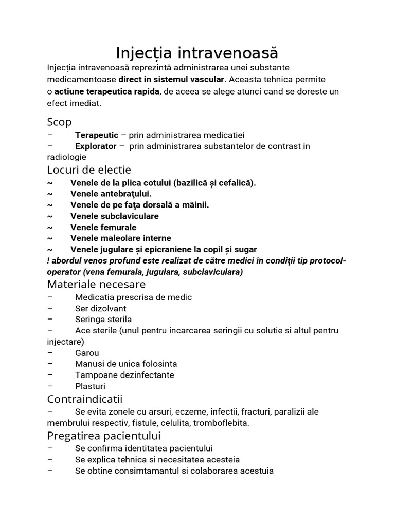 Injectii | PDF