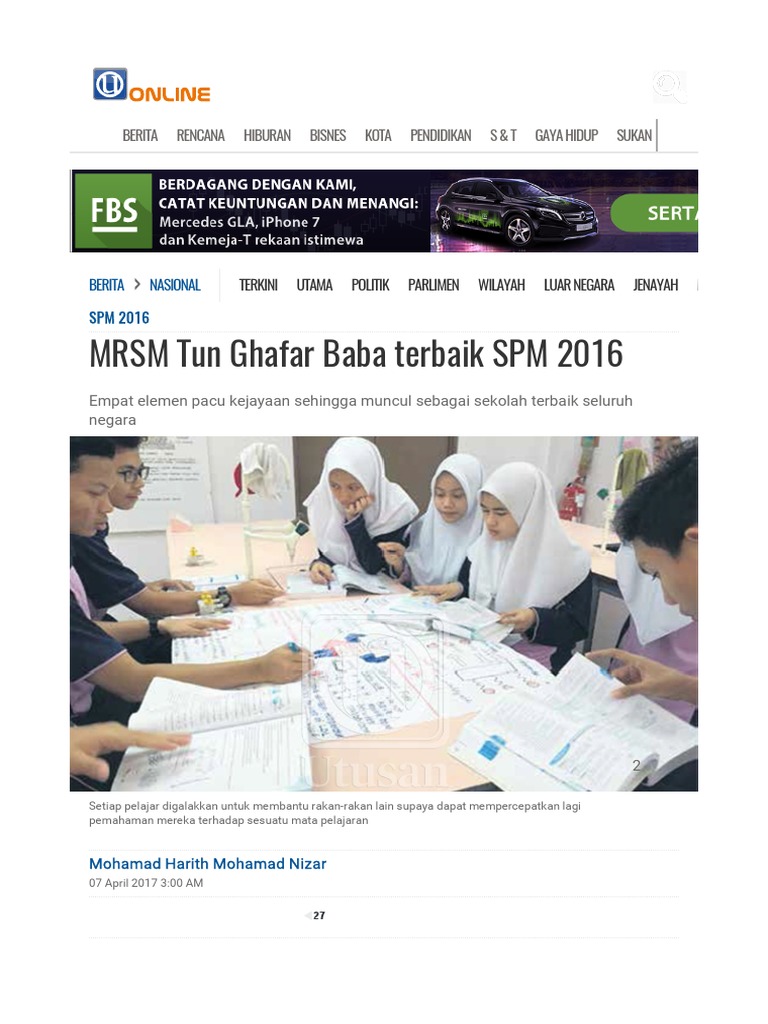 Utusan Malaysia Spm 2016 Pdf