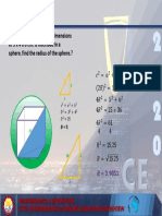 A Rectangular Prism With Dimensions of 3 X 4 X 6 Cm. Is Inscribed in A Sphere, Find The Radius of The Sphere.?